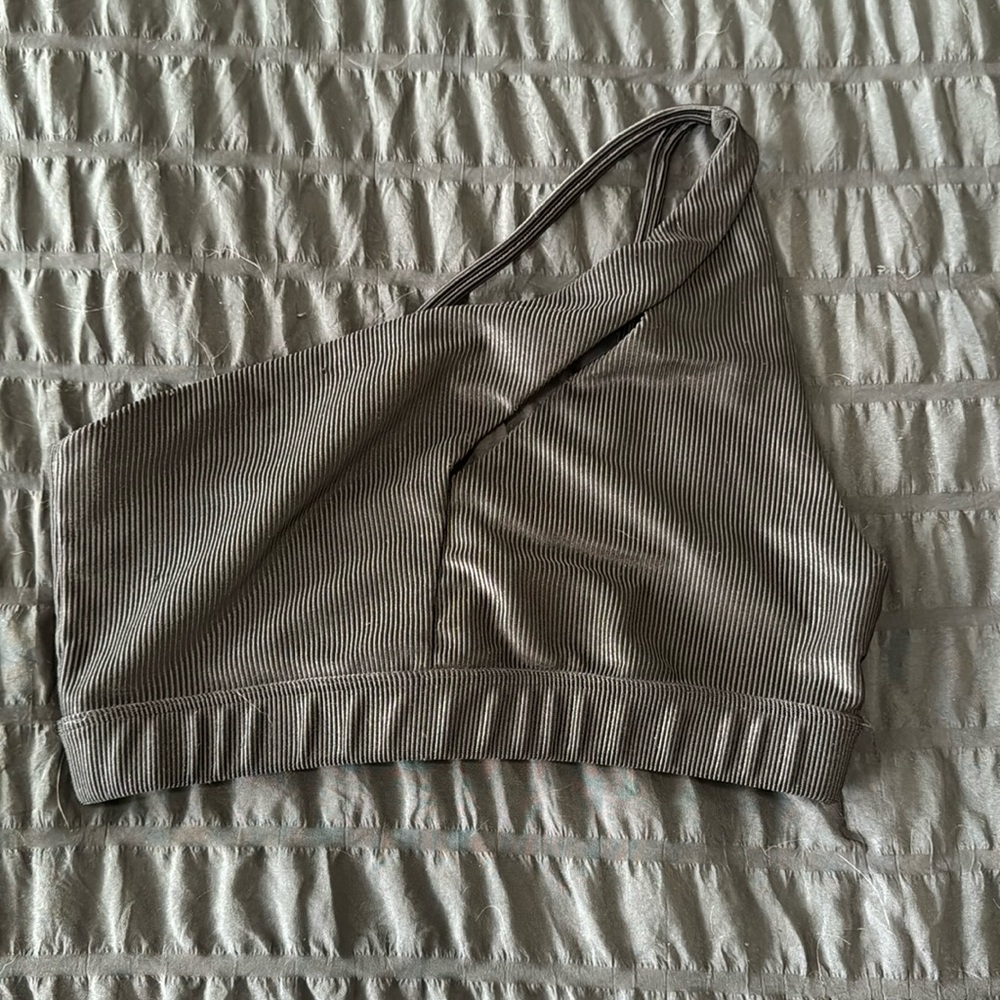 One Shoulder CycleBar sports bra by Onzie